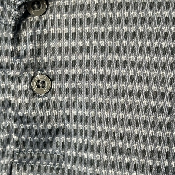 PGA Tour Pro Series Men Golf Performance Gray and Dark Blue Polo Shirt Size XL - Picture 4 of 6